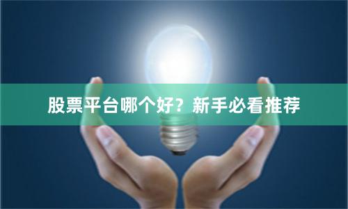 股票平台哪个好？新手必看推荐