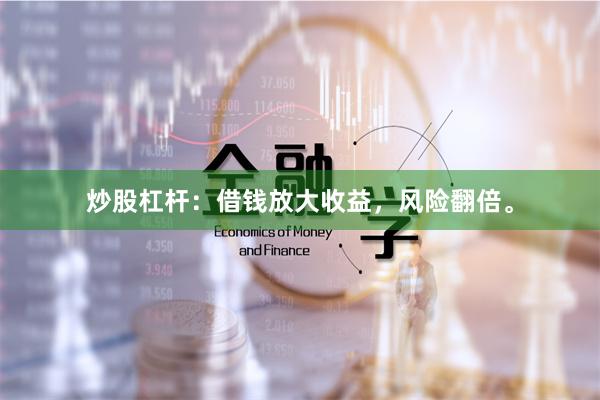 炒股杠杆：借钱放大收益，风险翻倍。